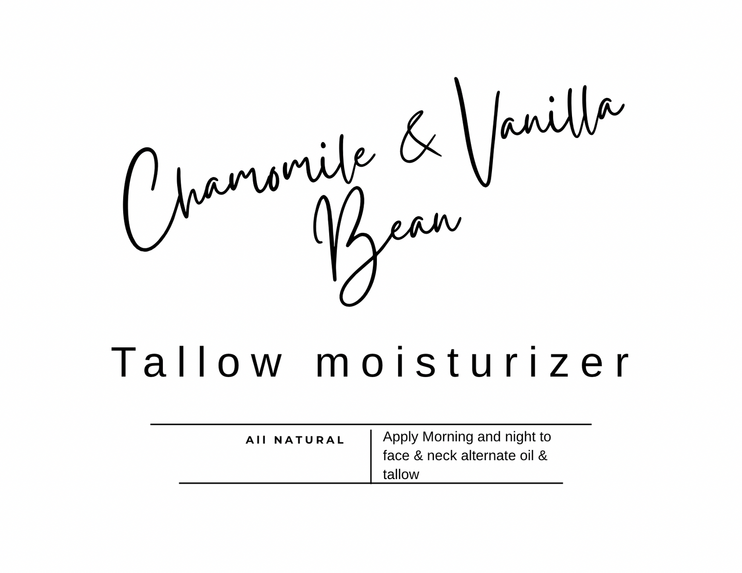 Chamomile & Vanilla Bean