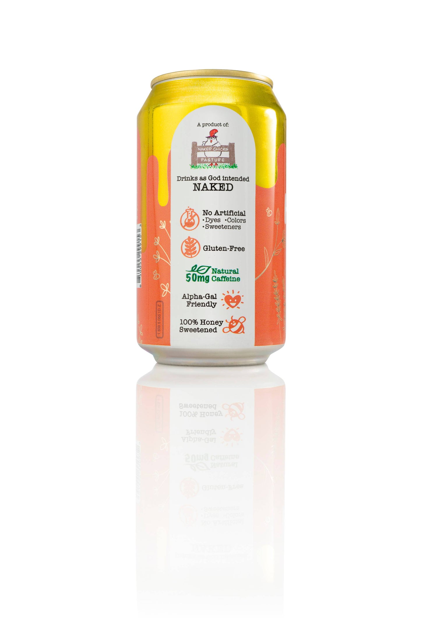 Yes Honey Peach Soda | Adaptogen | No Corn Syrup | Clean