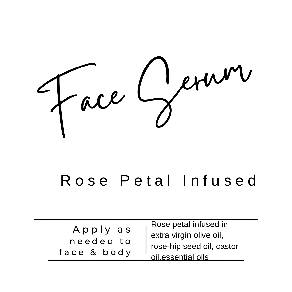 Rose Petal Face Serum